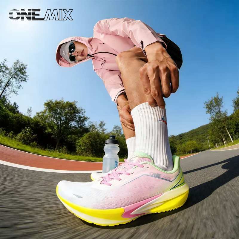 Reflective Night Running Shoes - ONEMIX 남성용 운동화 슈퍼 라이트 야외