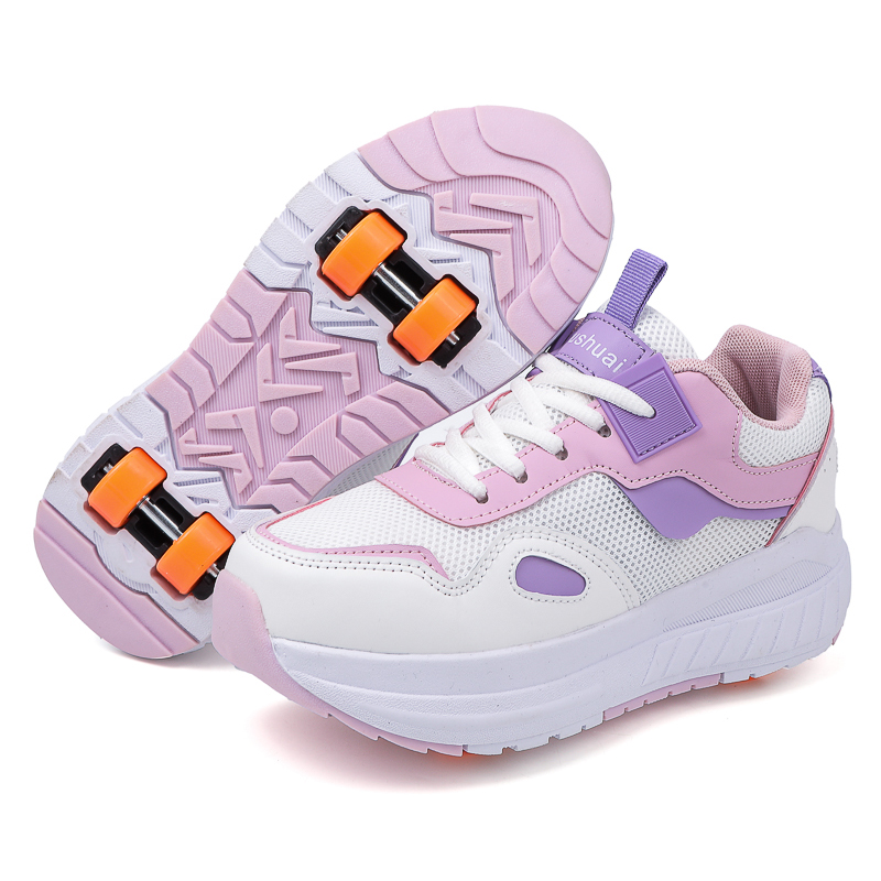 어린이용 롤러스케이트, 4개의 바퀴가 달린 분리형 스니 - Running Shoes 리뷰 및 가격